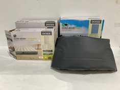 4 X INTEX INFLATABLE MATTRESSES OF VARIOUS MODELS AND SIZES INCLUDING DURA-BEAM PLUS .