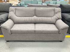 LIGHT GREY TWO SEATER SOFA .