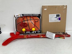 5 X OUTDOOR ACTIVITY ITEMS UR INCLUDES BASKETBALL HOOP .