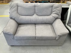 LIGHT GREY TWO SEATER SOFA .