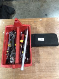 WURTH RED TOOL TRAY TO INCLUDE QTY OF HANDTOOLS