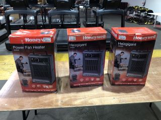 X3 HONEYWELL HEIZGIGANT 2500W POWER FAN HEATER