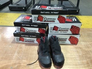 X2 U POWER TWISTER S1P SRC SAFETY TRAINERS SIZE 8 UK X2 U POWER TWISTER S1P SRC SAFETY TRAINERS SIZE 10 1/2 UK X U POWER TWISTER S1P SRC SAFETY TRAINERS SIZE 12 UK X1 BASE PROTECTION STEEL TOE CAP BO