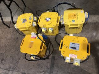 X5 110V PORTABLE ISOLATING TRANSFORMERS