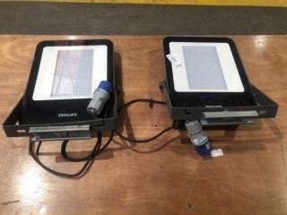 2X PHILIPS 911401733302 LED FLOODLIGHT RRP £125