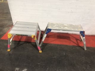 YOUNGMAN ODD JOB 600 WORK PLATFORM AND 150KG WORK PLATFORM