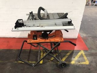 EVOLUTION R255 PTS 255MM PORTABLE TABLE SAW WITH MULTI-MATERIAL CUTTING TCT TECHNOLOGY RRP £290