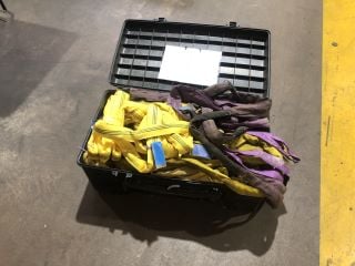 TOOLBOX TO CONTAIN QTY OF LIFTING STRAPS