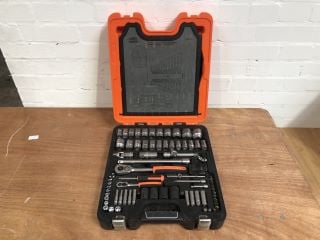 BAHCO 87+7PCS 1/4" & 1/2" DYNAMIC DRIVE COMBINED SOCKET AND SPANNER SET - RRP £539