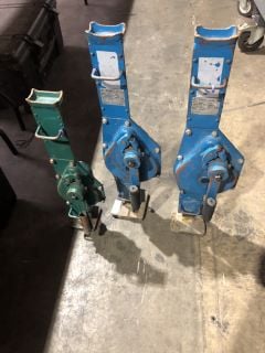 X2 3 TON BLUE STEEL JACKS X1 1.5 TON GREEN STEEL JACK