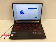 ACER NITRO 5 AN515-56-54DF 256GB SSD LAPTOP (ORIGINAL RRP - €819.00) IN BLACK: MODEL NO N20C1 (WITH CHARGER. NO BOX, TOUCH MOUSE DOES NOT WORK. ONLY WORKS WITH CHARGER). I5-11300H 3.10GHZ, 8GB RAM, 1