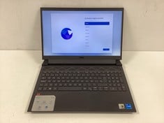 LAPTOP DELL G15 5511 512GB SSD IN BLACK: MODEL NO P105F006 (WITH CHARGER. NO BOX, SCRATCHES AND MARKS ON CASE). I5-11260H @ 2.60GHZ, 8GB RAM, 15.6" SCREEN, NVIDIA GEFORCE RTX 3050 [JPTZ6769].