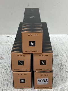 5 X NESPRESSO MULTI-PACK VERTUO GOLDEN CARAMEL COFFEE PODS - BBE 31/05/2025: LOCATION - H16