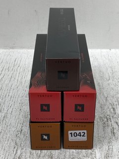 5 X ASSORTED NESPRESSO MULTI-PACK VERTUO COFFEE PODS IN VARIOUS FLAVOURS TO INCLUDE INTENSO - BBE 30/06/2025: LOCATION - H16