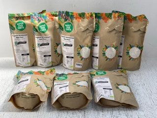 8 X WHOLE FOOD EARTH ORGANIC WHOLEMEAL RYE FLOUR BEST BEFORE 26/03/2025: LOCATION - E4