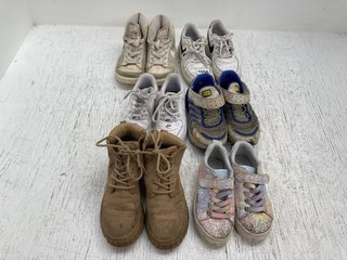 QTY OF ASSORTED CHILDRENS SHOES: LOCATION - E5