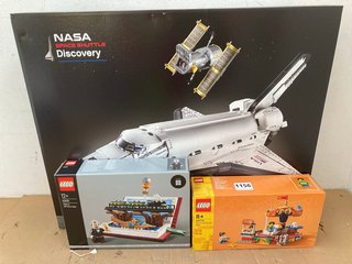 LEGO NASA SPACE SHUTTLE DISCOVERY SET TO INCLUDE TRIBUTE TO JULES VERNES BOOTS SET AND MERRY GO ROUND RIDE: LOCATION - E14