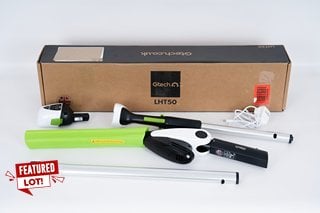 GTECH LHT50 LIGHTWEIGHT HEDGE TRIMMER - RRP £220: LOCATION - FRONT BOOTH