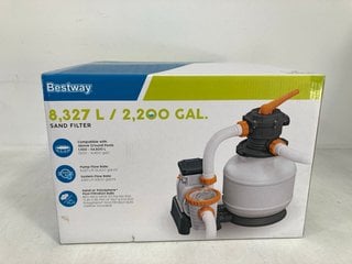 BESTWAY SAND FILTER SYSTEM WITH CHEM CONNECT - RRP £122: LOCATION - FRONT BOOTH