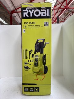 RYOBI 150 BAR PRESSURE WASHER - MODEL: RY150PWA - RRP: £177.99: LOCATION - J14