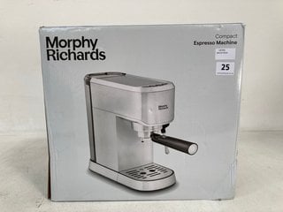 MORPHY RICHARDS COMPACT ESPRESSO MACHINE - RRP £125: LOCATION - FRONT BOOTH