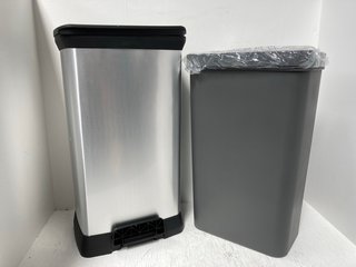 CURVER DECO 50L BIN TO INCLUDE TOWER 50L SENSOR BIN: LOCATION - I15