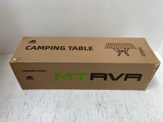 MTVR FOLDING CAMPING TABLE IN BLACK: LOCATION - I13