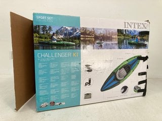 INTEX CHALLENGER K1 SPORT SET INFLATABLE KAYAK: LOCATION - FRONT BOOTH