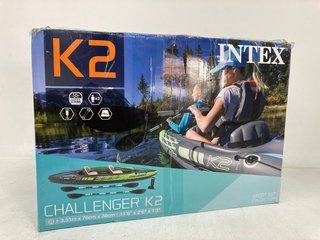 INTEX CHALLENGER K1 SPORT SET INFLATABLE KAYAK: LOCATION - FRONT BOOTH