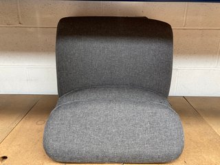 X GREY FABRIC SEAT CUSHIONS BACK AND BASE WITH NO LEGS: LOCATION - I10