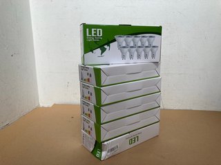 6 X BOXES OF ENERGY SAVING LED BULBS GU10: LOCATION - I7