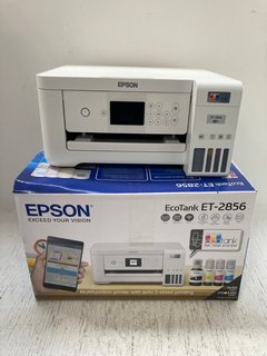 EPSON ECOTANK ET-2856 PRINTER IN WHITE TO INCLUDE EPSON ET-2856 PRINTER IN WHITE: LOCATION - J21