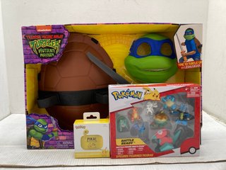 POKEMON BATTLE FIGURE MULTIPACK TO INCLUDE NICKELODEON TEENAGE MUTANT NINJA TURTLE MUTANT MAYHEM MEGA BATTLE PACK: LOCATION - J3