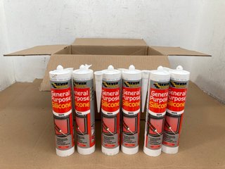 QTY OF EVER BUILD GENERAL PURPOSE SILICONE SEALANT TUBES: LOCATION - I3