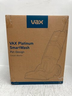 VAX PLATINUM SMARTWASH PET-DESIGN CARPET WASHER - RRP £200: LOCATION - I1