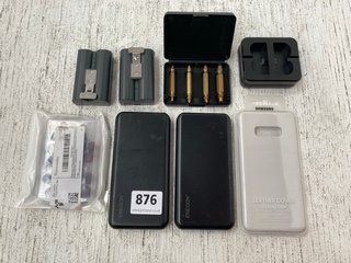 6 X ASSORTED ITEMS TO INCLUDE ENEGON BATTERY PACK: LOCATION - E2