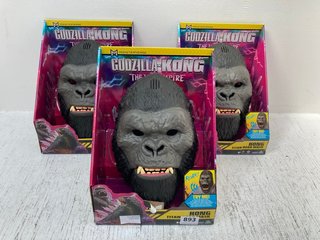 3 X MONSTERVERSE KONG TITAN ROAR MASKS: LOCATION - H7