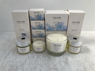 QTY OF ASSORTED NOEM HOUSEHOLD SCENTED DECORATION PIECES TO INCLUDE HAPPINESS REED DIFFUSERS: LOCATION - H7