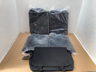 5 X BAGBASE SOFT SHELL LAPTOP BAGS IN BLACK: LOCATION - H9