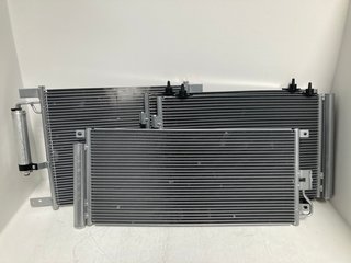 4 X ASSORTED VEHICLE RADIATORS FOR NISSAN, C4 PICASSO, VAUXHALL MOKKA: LOCATION - C15