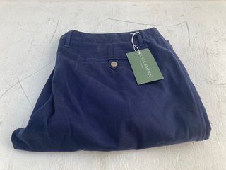 OLIVER BROWN LONDON MENS BROMPTON CHINOS IN NAVY - UK 40L - RRP £135.00: LOCATION - C13