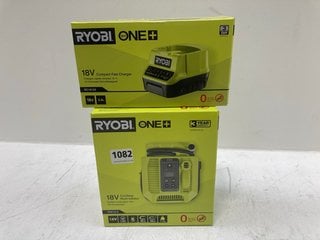 RYOBI RMI18-0 18V CORDLESS MULTI INFLATOR TO ALSO INCLUDE RYOBI RC18120 18V COMPACT FAST CHARGER: LOCATION - C12