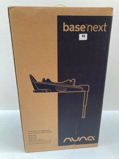 NUNA BASE NEXT ROTATING ISOFIX BASE IN CAVIAR(SEALED) - MODEL IF14900ACSGL - RRP £220: LOCATION - BOOTH