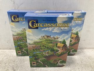 3 X ZMAN GAMES CARCASSONNE BOARD GAMES: LOCATION - C11