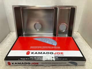 KAMADO JOE SOAP STONE COOKING SURFACE TO ALSO INCLUDE INDUSTRIAL STAINLESS STEEL SINK: LOCATION - C11