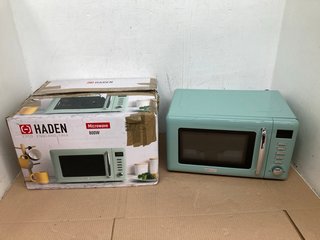 HADEN 800W MICROWAVE IN TEAL: LOCATION - WA6