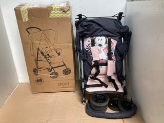 HAUCK SPORT STROLLER IN MINNIE SWEETHEART DESIGN: LOCATION - WA8