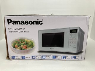 PANASONIC MICROWAVE OVEN IN SILVER - MODEL: NN-E28JMM: LOCATION - WA9