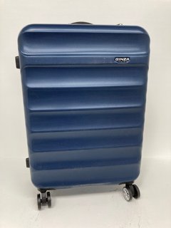 GINZA TRAVEL HARDSHELL SUITCASE IN NAVY: LOCATION - WA9