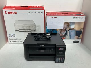 CANON PIXMA TS3450 COPY PRINTER TO INCLUDE EPSON ET-2850 COPY PRINTER & CANON PIXMA TS5151 WIRELESS COPY PRINTER IN WHITE: LOCATION - A17